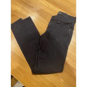 Express Womens Jeans Black Extreme Stretch Leggings Size 0R Pants Low rise